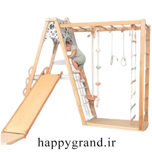 ادونچر چوبی با سرسره