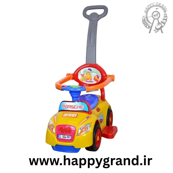 ماشین چهار چرخه کودک مدل پورشه